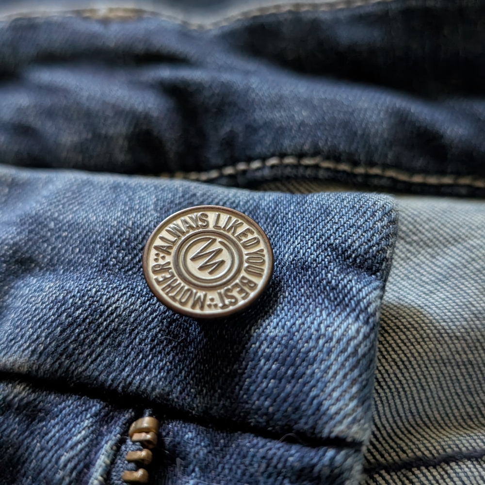 MOTHER Sample Patchwork Ankle Jeans - Picture 4 of 10